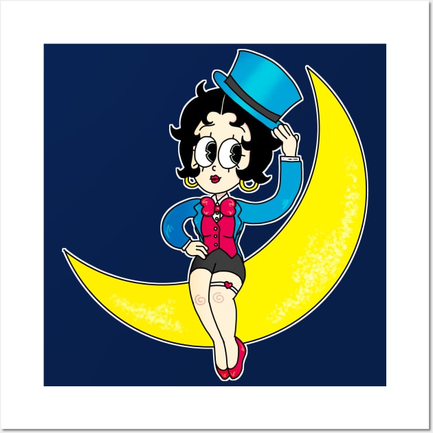 betty boop moonglow Wall Art by asflowey